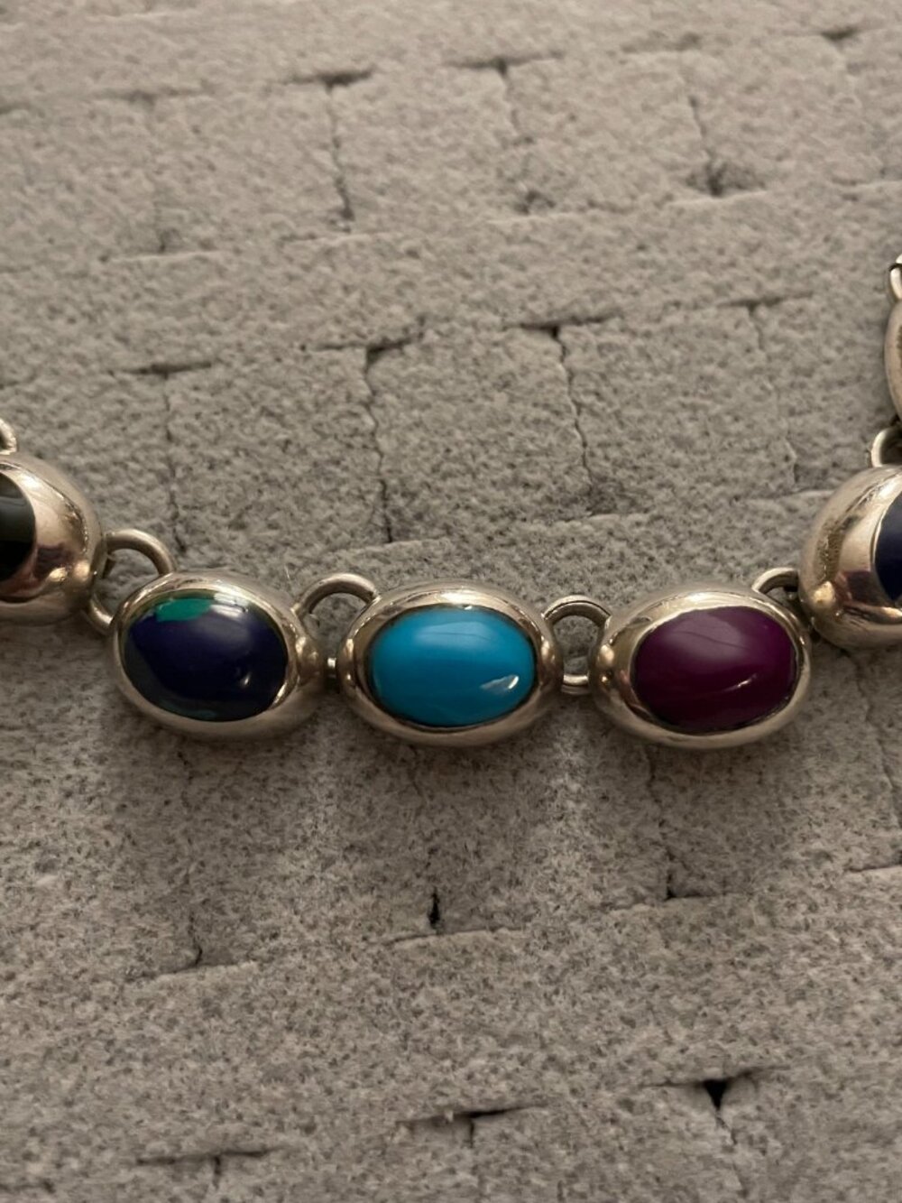 LAST Vintage Taxco Sterling Silver Necklace 86 grams 15" Mid Century Mexico 925 - Picture 3 of 15